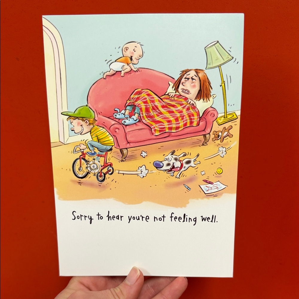 Not so Funny Get Well Soon Card